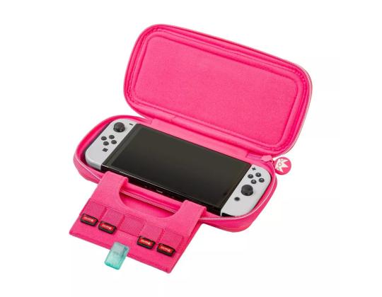 RDS Industries Game Traveler Deluxe Princess Peach Showtime, Nintendo Switch, Pink - Travel Case