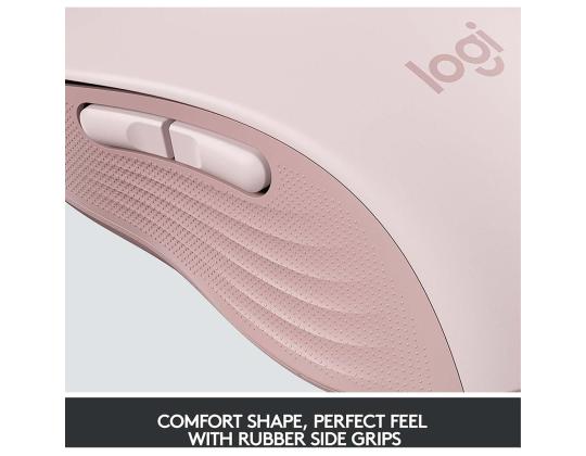 Logitech Signature M650, äänetön, vaaleanpunainen - langaton optinen hiiri