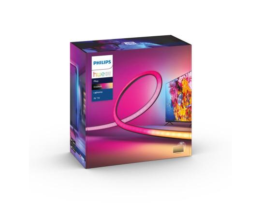 Philips Hue Play Gradient Lightstrip, 75"+ TV, musta - LED-valonauha