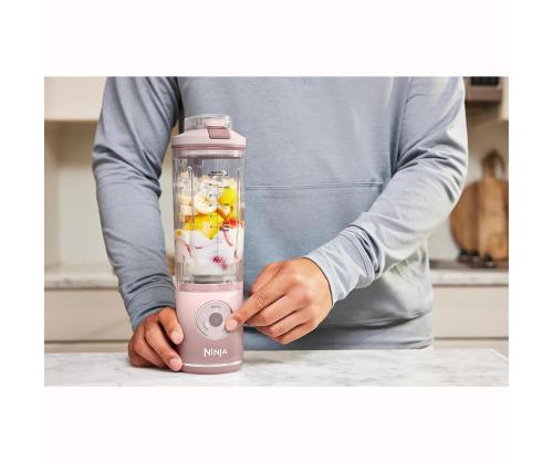 Ninja Blast Max, vaaleanpunainen - Kannettava johdoton tehosekoitin