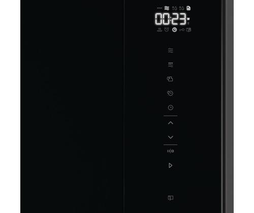 Hisense, 25 L, 1450 W, musta - Integroitu mikroaaltouuni, jossa on grilliritilä