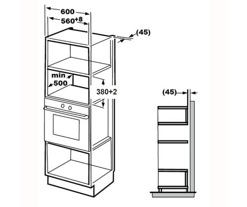 Beko, 25 L, 1450 W, valkoinen - Integroitu mikroaaltouuni, jossa grilli
