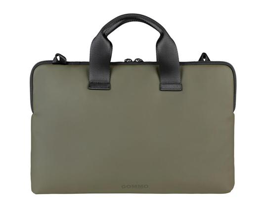 Tucano Gommo Slim Brief, 16´´, vihreä - Kannettavan tietokoneen laukku