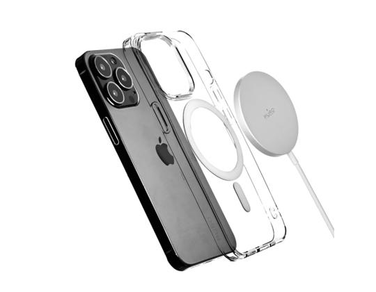 Puro Magnetic Wireless, USB-C, MagSafe, 1 m, valkoinen - Langaton laturi