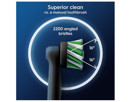 Braun Oral-B Cross Action Pro, 4 kpl, musta - Varaharjat