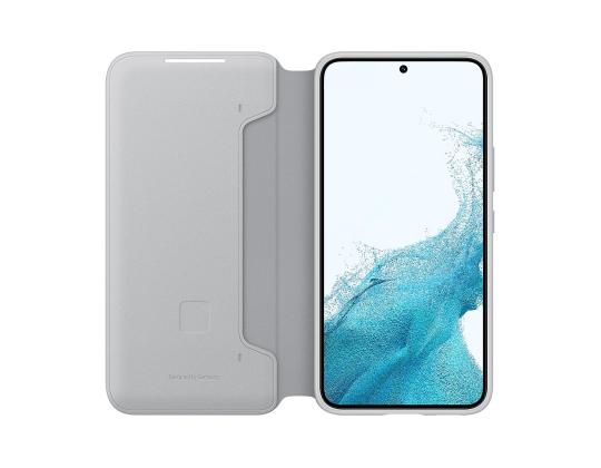 Samsung Galaxy S22 Smart LED View Cover, harmaa - Älypuhelimen kuoret