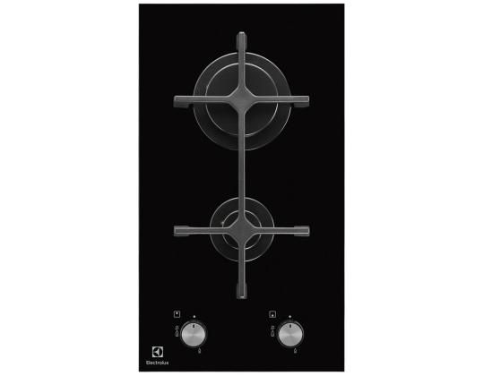Electrolux, laius 29 cm, must - Integreeritav gaasipliidiplaat