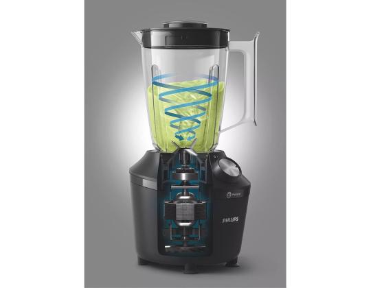 PHILIPS 3000 Series, 600 W, 1,25 L, must - Tehosekoitin