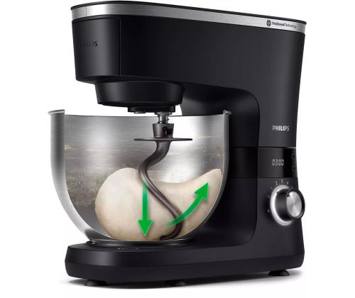Philips Series 7000, 5,5 L, 1000 W, musta - Monitoimikone