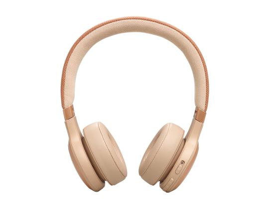 JBL Live 670NC, mukautuva melunvaimennus, beige - langattomat korvakuulokkeet