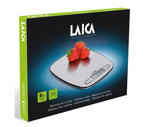 Laica, ruostumaton teräs - Keittiövaaka