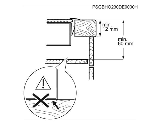 Electrolux 300 Domino, kehyksetön, leveys 29 cm, musta - Integroitu keraaminen liesi