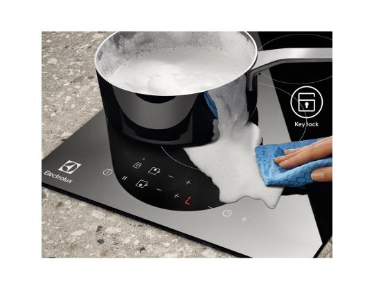 Electrolux, leveys 29 cm, kehyksetön, musta - Integroitu induktioliesi