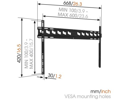 TV-seinäteline Vogel´s MA4000 (40-80")