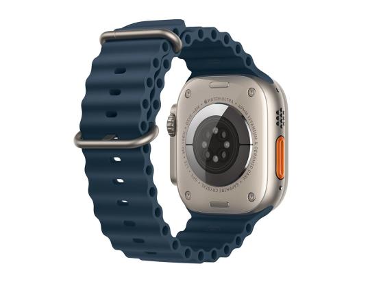 Apple Watch 49 mm, Ocean Ranneke, sininen - Kellon ranneke