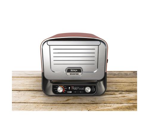 Ninja Woodfire, punainen - Sähkökäyttöinen pizzasaha ulkotiloissa