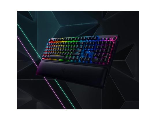 Razer BlackWidow V3 Pro keltainen kytkin, SWE, must - Juhtmevaba klaviatuur