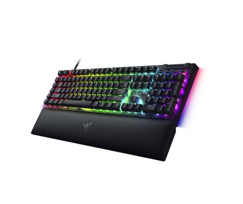 Razer BlackWidow V4, vihreä kytkin, mekaaninen, SWE, musta - näppäimistö