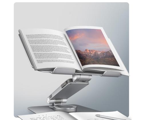 Axagon STND-LR, 10''-16", 360°, alumiini - Kannettavan tietokoneen jalusta jalusta