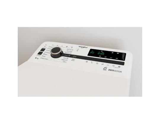 Whirlpool, ZEN-tekniikka, 6 kg, syvyys 60 cm, 1200 rpm - Päältä täytettävä pesukone