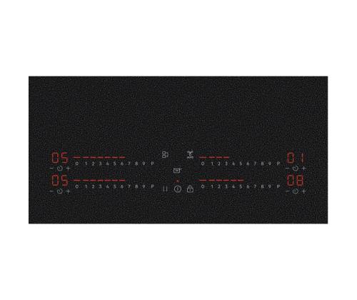 AEG 7000 Series SaphirMatt® Hob2Hood, leveys 58 cm, kehyksetön, musta - Integroitu induktiokeittotaso