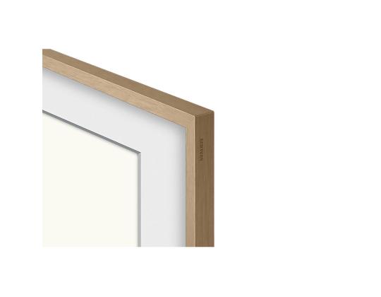 65" muokattava TV-kehys Samsung The Frame 2021 (vaaleanruskea)