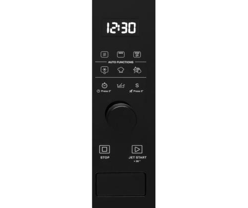 Whirlpool, 20 L, 800 W, musta/ruostumaton teräs - Integroitu mikroaaltouuni, jossa on grilliritilä