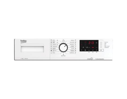 Beko, 8 kg, syvyys 55 cm - Edestä täytettävä pesukone