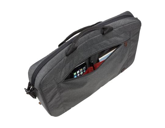 Case Logic Era Attaché, 15,6", tummanharmaa - Kannettavan tietokoneen laukku