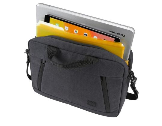 Case Logic Huxton Attaché, 13,3", musta - Kannettavan tietokoneen laukku