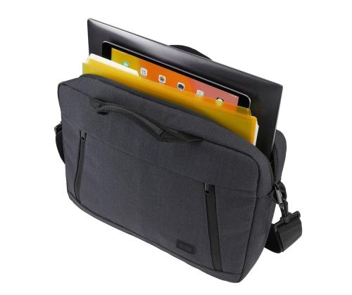 Case Logic Huxton Attaché, 14", musta - Kannettavan tietokoneen laukku