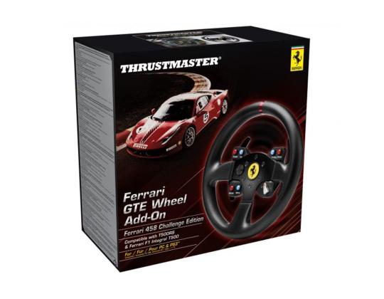 Thrustmaster GTE Ferrari 458 Challenge Edition, musta - Ohjauspyörä