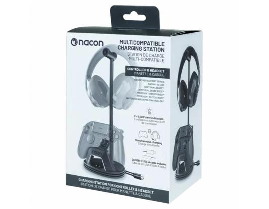 BigBen Nacon Multi Charge Stand, musta - Latausteline