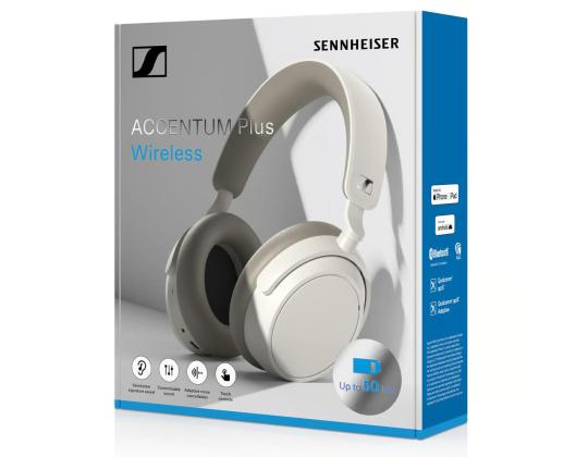 Sennheiser ACCENTUM Plus Wireless, melunvaimennus, valkoinen - Langattomat korvakuulokkeet