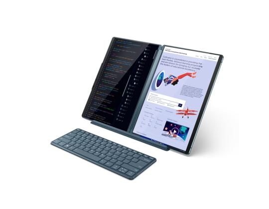 Lenovo Yoga Book 9 13IRU8, 13,3", 2,8K, OLED, kosketusnäyttö, i7, 16 Gt, 1 TB, ENG, turkoosinsininen - Kannettava