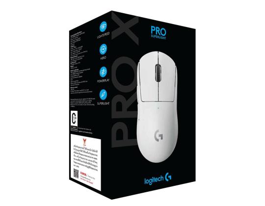 Logitech Pro X, valkoinen - Langaton optinen hiiri