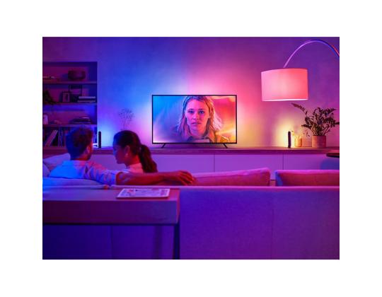 Philips Hue Play Gradient Lightstrip, 75"+ TV, musta - LED-valonauha