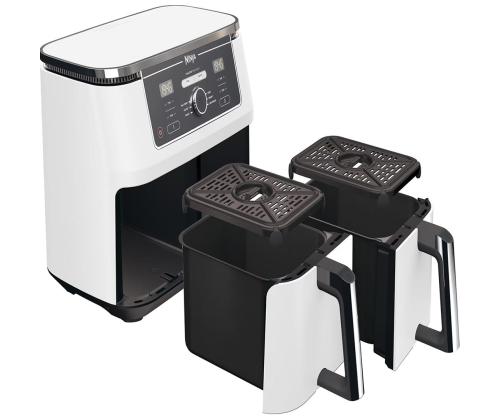 Ninja Foodi MAX Dual Zone, 9,5 L, 2470 W, valkoinen - Kuumailmapannu