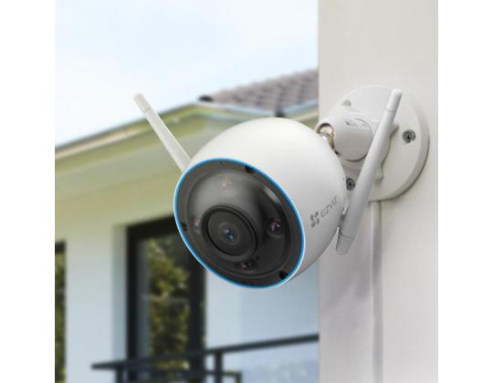 EZVIZ H3, 3K, 5 Mpx, WiFi, ihmisen ja auton tunnistus, yötila, valkoinen - WiFi-kamera