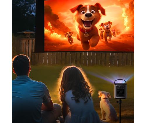 Nebula Mars 3 Air, harmaa/musta - Projektori