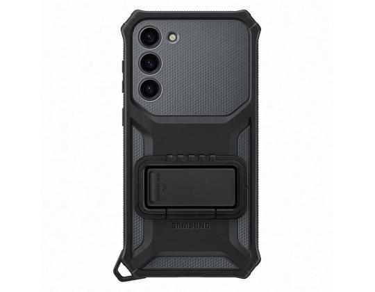 SAMSUNG Rugged Gadget Case, Galaxy S23+, titaani - Älypuhelimen kotelo