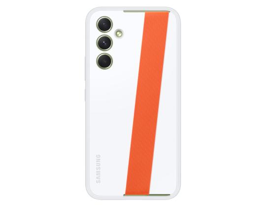 Samsung Silicone Haze Grip Case, Galaxy A54, valkoinen - kotelo