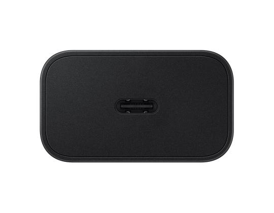 Samsung, USB-C, 25 W, musta - Virtalähde ja USB-C-kaapeli