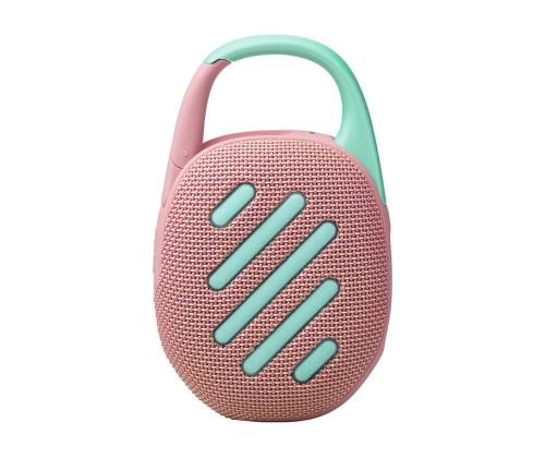JBL Clip 5, vaaleanpunainen - Kannettava langaton kaiutin