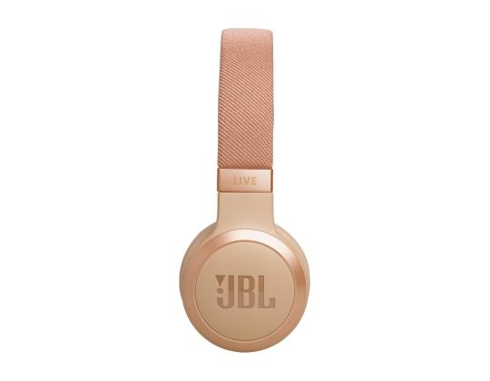 JBL Live 670NC, mukautuva melunvaimennus, beige - langattomat korvakuulokkeet