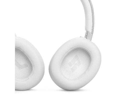 JBL Live 770NC, Mukautuva melunvaimennus, valkoinen - Langattomat korvakuulokkeet