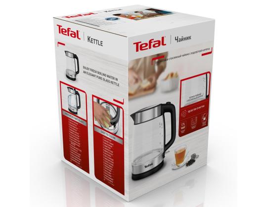 Tefal, 1,7 L - Lasinen vedenkeitin