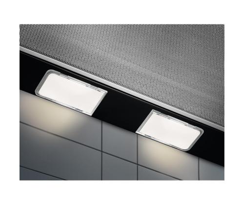 Electrolux, 410 m³/h, leveys 59,8 cm, musta - Integroitu ilmanpuhdistin