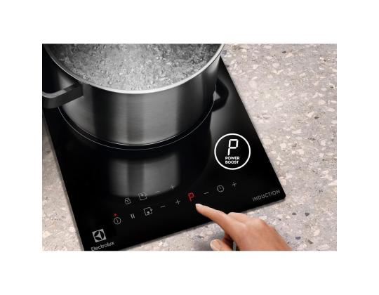 Electrolux, leveys 29 cm, kehyksetön, musta - Integroitu induktioliesi