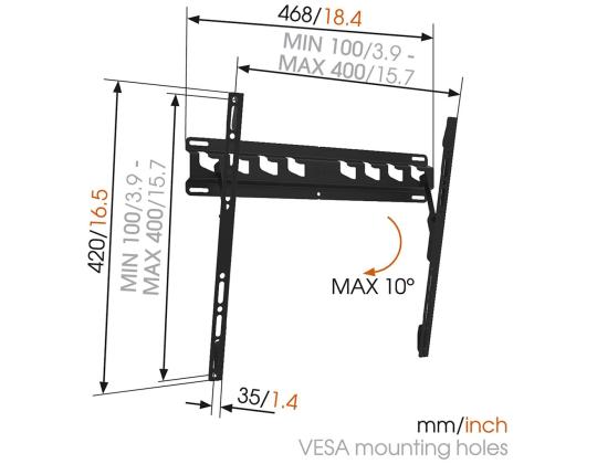 TV-seinäteline Vogel´s MA3010 (32-55")